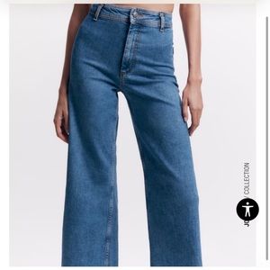 ZARA MARINE STRAIGHT CUT JEANS in Denim